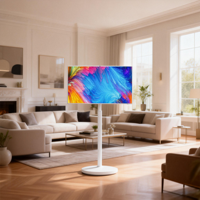 Televisor Portátil Inteligente con Pantalla Táctil de 21.5 Pulgadas, 1080P HD, 128G, Android 13, con Cámara Integrada, Táctil de 10 Puntos, 75Hz, 16.7 Millones de Colores