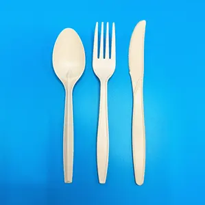 Take Out Wrapped PS Plastic Forks Spoons And Knives Disposable Plastic Cutlery Sets With Napkin Packets