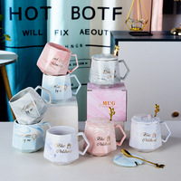 Tasse à café en céramique, pour le thé et le café, style vintage, en porcelaine, cadeau, vente en gros