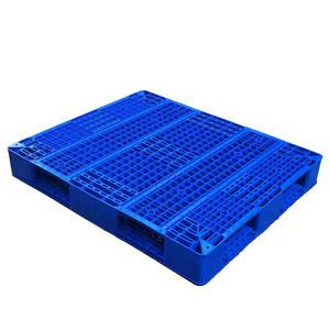 Heavy Duty Double Side Face 4 Way Entry Industrial Reversible Warehouse Use Stackable HDPE Plastic Pallet Price