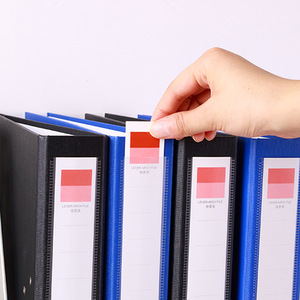 Comix A106N A4 3 Inch Quick Release Folder Binder Blue And Black Lamination Printing Opaque <b>Paper</b> <b>File</b> Organizer - Product Image 5