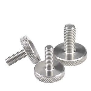 Baut Kenop Jempol M3 M4 M5 M6 M8 M10 dengan Pengaturan Jari, GB835, Kenop Besar Datar Bergelombang, Sekrup Kenop Jempol - Product Image 1