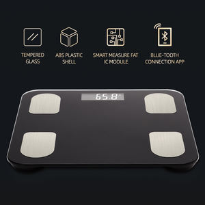 인체 지방 BMI 체중 감소를위한 높은 정확한 180Kg 400Lb 무선 응용 프로그램 전자 스마트 디지털 계량 스케일 - Product Image 5