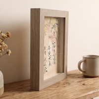 Cadre photo en bois personnalisé, boîte à ombre 3D, cadre photo profond, cadre en bois pour table, décoration intérieure
