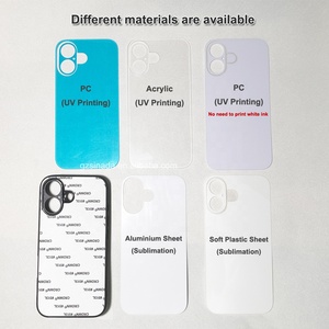 Ốp điện thoại iPhone 17 14 Pro in chuyển nhiệt toàn phần, chất liệu TPU <span class=keywords><strong>PC</strong></span> 2D, từ nhà máy, có nam châm, bảo vệ camera - Product Image 2