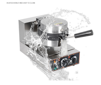 Machine à gaufres et beignets UFO double tête en acier inoxydable 220V 2,6kW, facile à utiliser pour les usines de transformation d'aliments et de snacks