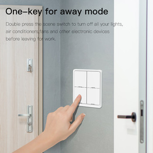 Interruptor de cenário zigbee, interruptor de toque de 4 <span class=keywords><strong>gang</strong></span> 12 scenetuya, interruptor de botão de interruptor de automação de casa inteligente - Product Image 3