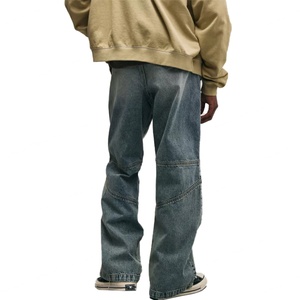 Jeans de Hombre al por Mayor, Clásicos, Casuales, de Pierna Recta, Estilo Vintage Azul, Holgados, Tipo Moto - Product Image 3