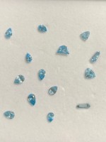 Diamants bleus de laboratoire en gros certifiés IGI, diamants en vrac de clarté VVS, bijoux fantaisie en diamants de laboratoire CVD