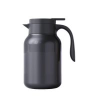 Théière à vide à eau chaude en acier inoxydable 304 2000ml flacons thermos à thé bouilloire flacon à vide cafetière de voyage