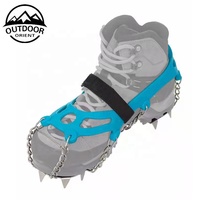 Bottes de sport pour hommes, chaussures d'extérieur, Crampons à glace, avec système de Traction, pour l'escalade, pour la neige