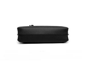 <span class=keywords><strong>Sac</strong></span> fourre-tout décontracté <span class=keywords><strong>noir</strong></span> à double anse en similicuir souple, fermeture ouverte, doublure en coton pour usage quotidien, sacs à main simples - Product Image 4