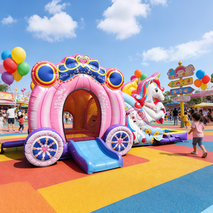 Castillo Inflable de Spider-Man con Tobogán, Material de PVC, Uso Comercial, Alta Capacidad, Fácil Instalación, Garantía de 2 Años - Product Image 1