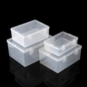 กล่องเก็บของพลาสติกใสทรงสี่เหลี่ยมผืนผ้าพร้อมฝาปิด สำหรับเก็บเครื่องประดับ อุปกรณ์อิเล็กทรอนิกส์ ฮาร์ดแวร์ อุปกรณ์ตกปลา กล่องจัดระเบียบบนโต๊ะ ผลิตที่เจ้อเจียง - Product Image 3