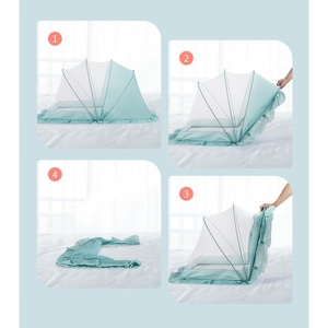 Mosquitero Plegable para Bebé, Sin Necesidad de Instalación, Almohada de Poliéster/Metalizada/Algodón - Product Image 6