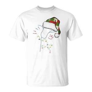 T-shirt Let It Flow Anatomy Heart Cardiac Nurse Patchwork Santa Hat Tri Blend - Product Image 1