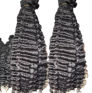 Paquete de 4 Extensiones de Cabello con Clip para Toda la Cabeza, <span class=keywords><strong>22</strong></span> Pulgadas, Onduladas y Rizadas, Cabello Sintético para Peinado Femenino - Product Image 5