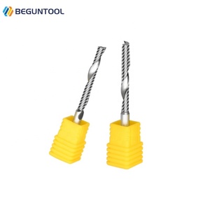 <strong>Single</strong> <strong>Flute</strong> <strong>End</strong> <strong>Mill</strong> Acrylic Milling Cutter 1 <strong>Flute</strong> Spiral Milling Cutter PVC Tungsten Carbide Engraving Router <strong>Bit</strong> 3.175mm - Product Image 1