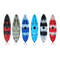 Kayak de pêche individuel - Canoë gonflable sit-on-top avec compartiments de rangement