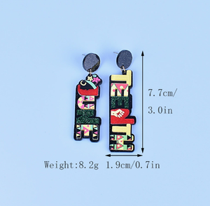 Pendientes Decorativos de Diseño Nuevo para Mujer, de Alta Calidad, al por Mayor, para el Festival de <span class=keywords><strong>Junio</strong></span>, para Celebraciones y Días Festivos - Product Image 3