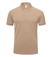 Polo pour homme de haute qualité, logo personnalisé brodé, nouveau design, coton simple, anti-plis, imprimé uni, décontracté
