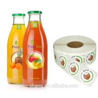 Individuelle Kunststoff-Glasflasche glänzende Oberfläche wasserdichte Goldfolie Haustierfutter Wein Saft Bier Kerze Kosmetik Versand individuelles Logo