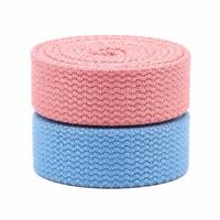 Sangles en toile polyester/coton en gros, écologiques, robustes, à tissage plat, pour la couture, l'artisanat et les bretelles de sac à dos