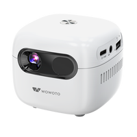 Mini projecteur portable WWT.Q8, batterie intégrée 18WH, système Android 13.0, 150 lumens ANSI, haut-parleur intégré