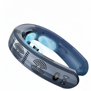 Nuevo Ventilador de Cuello USB Portátil sin Aspas - Mini Ventilador Recargable para Auto, RV, Hotel y Uso en Exteriores, de Plástico - Product Image 1