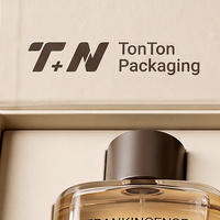 Boîte cadeau parfumée blanche personnalisée et boîte magnétique pour présentation de parfum avec boîte en papier pour présentation de parfum et boîte d'emballage de parfum