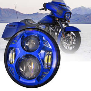 Motorfiets Verlichtingssysteem 5.75 "Verzegelde Balk Led Koplampen Dot <span class=keywords><strong>Projector</strong></span> Led Lamp Voor Harley Sportsters Xl Xg <span class=keywords><strong>Xr</strong></span> Vrscd Dyna - Product Image 3