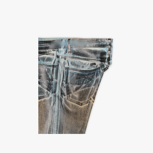 Jeans en denim pour homme de haute qualité, coupe skinny, marque AM Street, vintage, ciré, taille mi-haute, hiphop, respirant, streetwear, Y2K, OEM ODM - Product Image 6