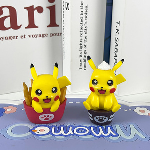 6 pièces/ensemble Gourmet thème Mini Figure ensemble mignon Anime <span class=keywords><strong>Figurine</strong></span> jouets à collectionner pour voiture décoration intérieure ornement de bureau - Product Image 5