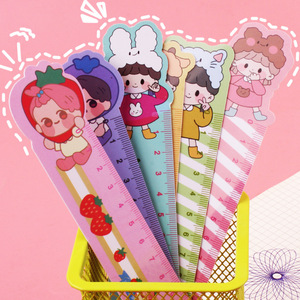 Regla Flexible de Dibujos Animados de Animales, 15 cm, de Plástico, Plegable, para Niños, Herramienta de Medición y Dibujo - Product Image 1