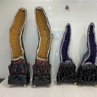 Vente en gros de pierres naturelles de guérison en améthyste et géode, cluster d'améthyste, druse, cristal, artisanat, décoration d'intérieur unique et élégante