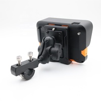 Système de moniteur TIYPEOR IPX7 étanche pour Moto TPMS avec CarPlay sans fil et carte SD Bluetooth Android Auto Navigator