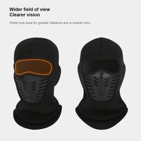 Masque de moto, masque thermique en polaire pour le visage, cagoule, masque de motard, coupe-vent d'hiver