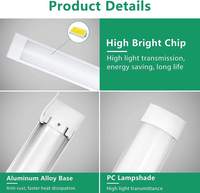 Tube de luminaire linéaire LED de purification 1,2 m 36 W 54 W 72 W 80 W
