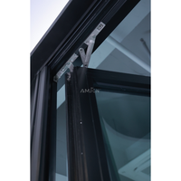 Ventanas Abatibles de Aluminio con Rotura de Puente Térmico AMJ, Ventanas Abatibles con Marco de Aluminio de Alta Eficiencia Energética para Viviendas y Edificios Comerciales