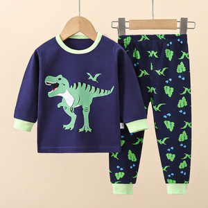 Vente en Gros, Ensemble de Pyjamas en Pur Coton pour Filles et Garçons, Collection Automne - Product Image 3