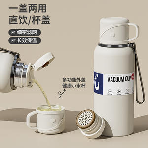 Hervidor de agua inteligente de acero inoxidable 2025 portátil para exteriores 316, tapa de taza de aislamiento de té de gran capacidad para bebidas - Product Image 1