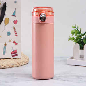 Doublewalled 304 Stainless Steel Thermos with Popup Lid Leak-Proof 6-12 Hours Thermal Insulation Portable Travel Tumbler - Product Image 4