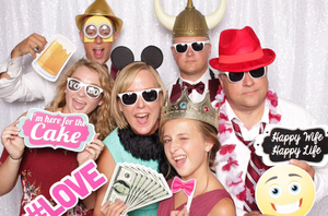 Party-Requisiten UV-Druck PVC-Requisiten Fotobox Langlebige 5mm Doppelseitige Kunststoff-Fotobox Selfie-Requisiten Schilder - Product Image 6