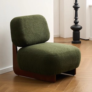 Fauteuil d'appoint rembourré, fauteuil lounge à texture douce, chaise d'appoint pour salon - Product Image 3
