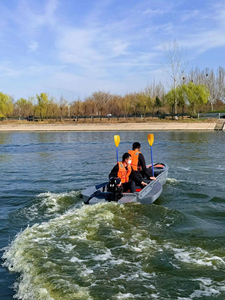 Bote Plegable para Montar en el Coche, Bote de Pesca Luya para 6 Personas, Estable, de Material PE - Product Image 4