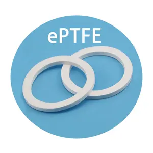 Juntas de PTFE expandidas, flexibles y suaves, juntas ePTFE personalizadas