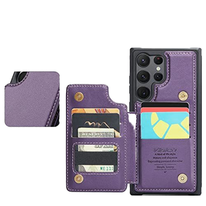 Caseme C22 con porta carte custodia in pelle per Samsung Galaxy S25 S24 Ultra S23 Plus S22 S21 <span class=keywords><strong>FE</strong></span> <span class=keywords><strong>S20</strong></span> resistente cavalletto posteriore - Product Image 3
