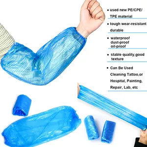 Wholesale Disposable Transparent Pe/cpe Protective Arm Sleeves