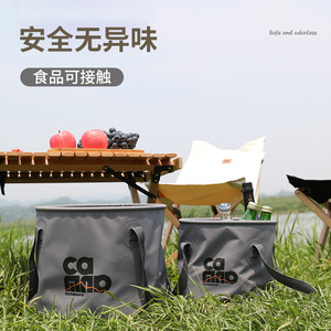 Camping <b>Folding</b> Water <b>Bucket</b> 10L 20L Portable Outdoor Use - Product Image 2