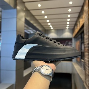 Nouvelle Arrivée 2025 – Chaussures de Sport Décontractées en Cuir Blanc pour Hommes, Tendance Mode Nationale Hiver 2024, Fermeture à Lacets Facile à Enfiler - Product Image 4